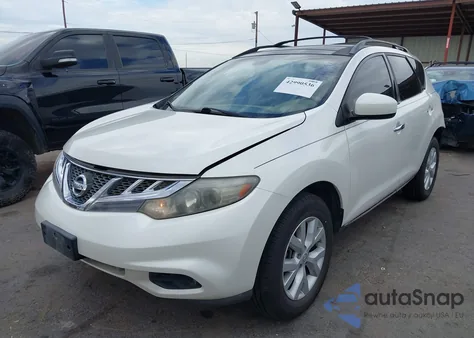 2014 Nissan Murano Sl z USA, uszkodzony, nr VIN JN8AZ1MU8EW406078